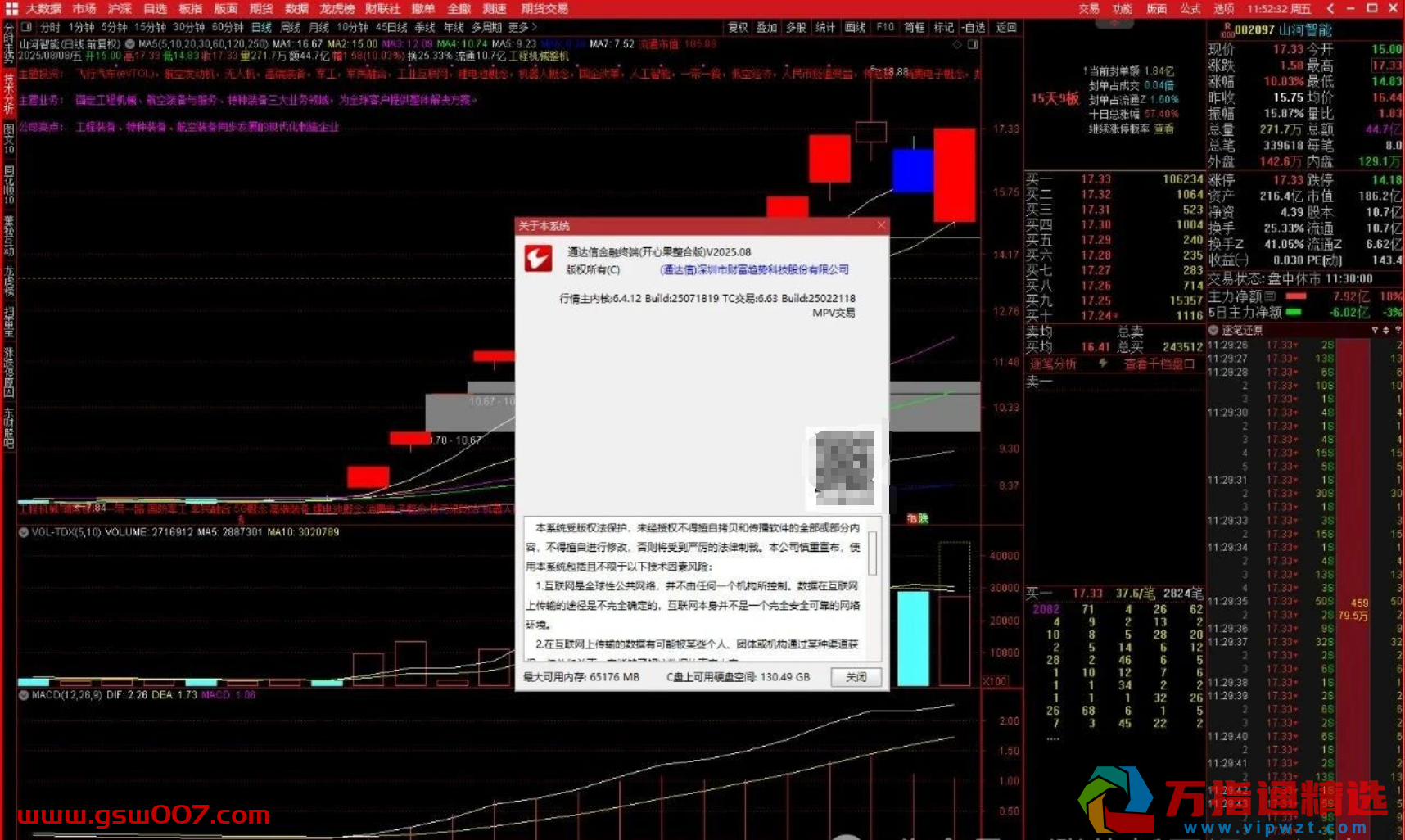 通达信金融终端(开心果整合版)V2025.08无时间限制